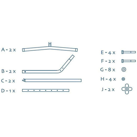 Amazonas Hammock Parts & Accessories SUMO ROCKSTONE REPLACEMENT PARTS