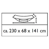 Amazonas Hammock Set Lounge Bed - Anthracite