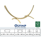 Amazonas Hammock Stand Olymp Wooden Hammock Stand (L)