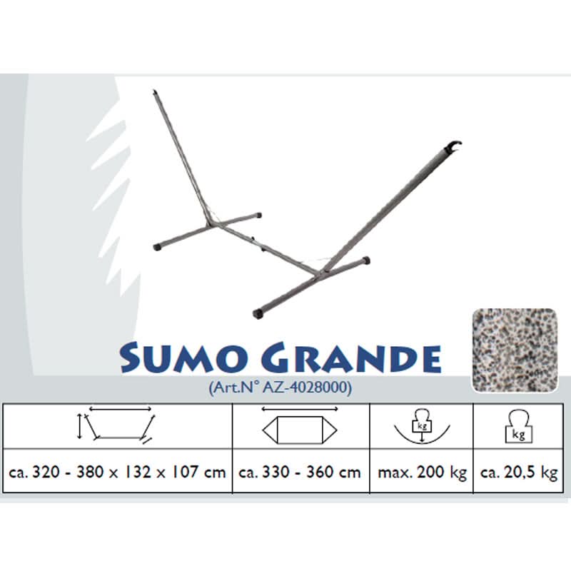 Amazonas Hammock Stand Sumo Grande Metal Hammock Stand (XL) - Heavy Duty