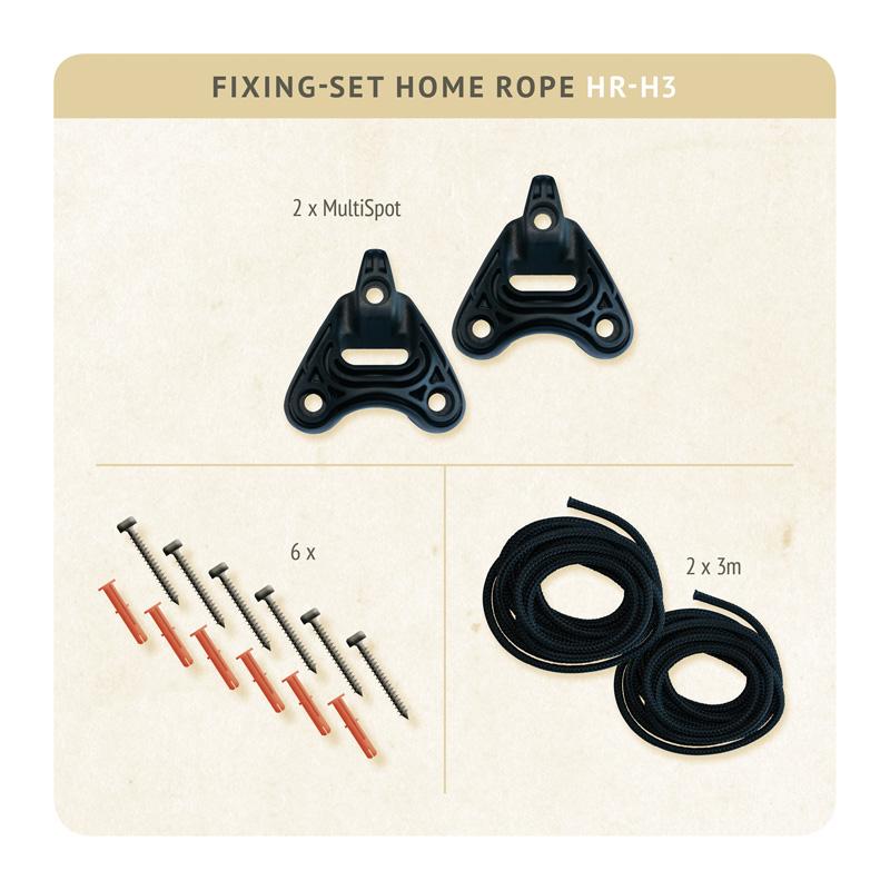 La Siesta Accessories Home Fixing Ropes Black