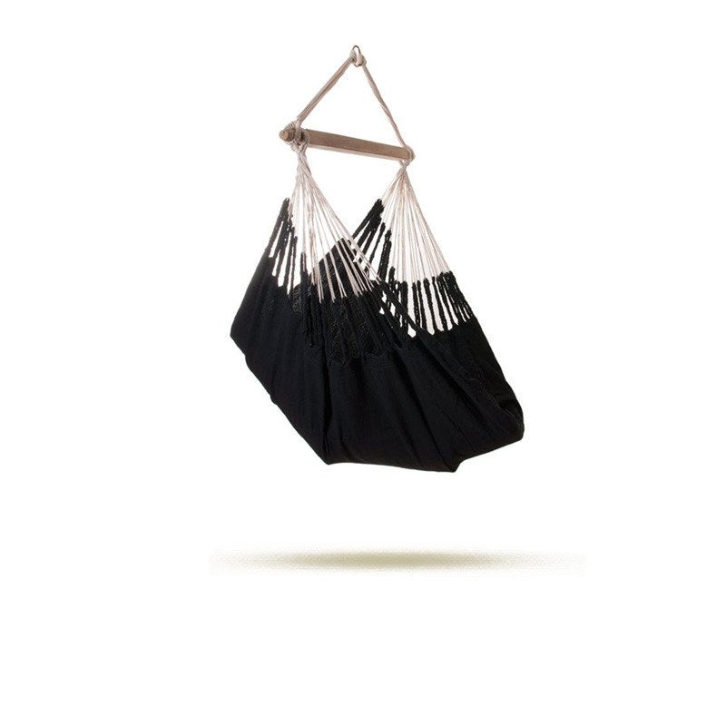 Hamaca Hammock Chair Knit Hanging Chair - Black
