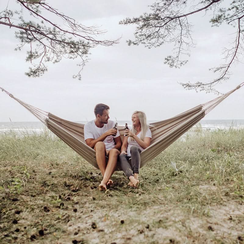Amazonas None Spreader Bar Hammock Arte Sand Hammock - Double Brazilian Cotton