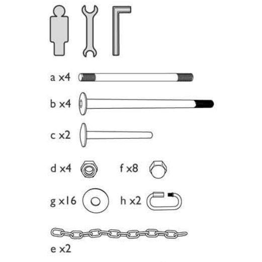 Simply Hammocks Accessories OLYMP / TROJA REPLACEMENT PART A (x 1 piece)