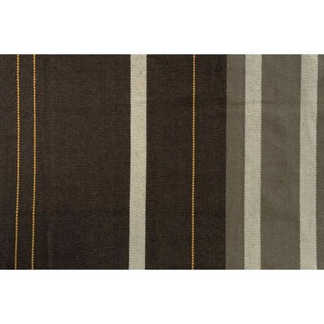 Striped fabric pattern with brown, beige, and grey colours on a white background