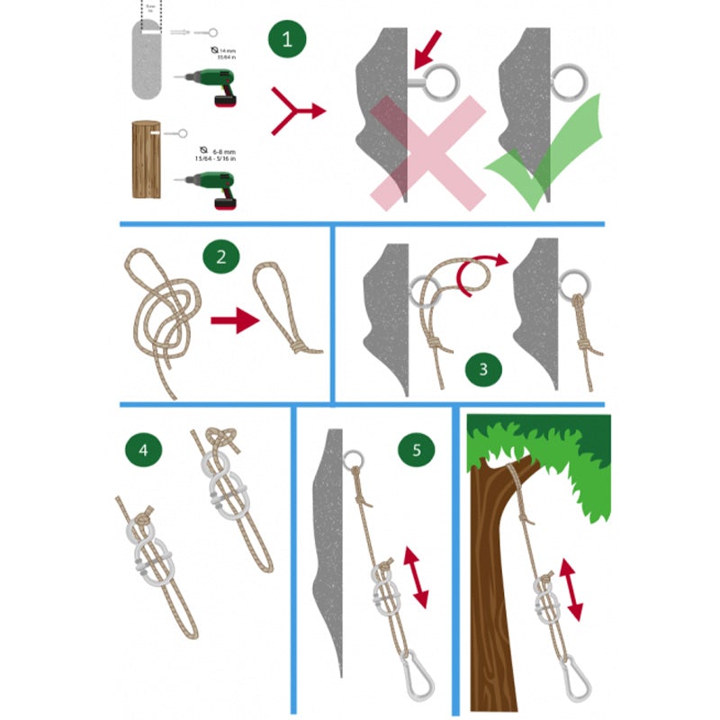 Tropilex Accessories Simple White Hammock Fixing