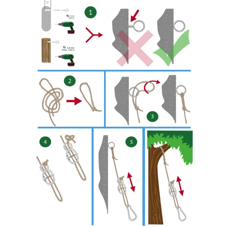 Tropilex Accessories Simple White Hammock Fixing