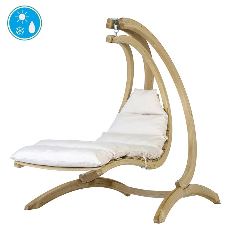 Amazonas Hammock Chair Swing Lounger Creme Set