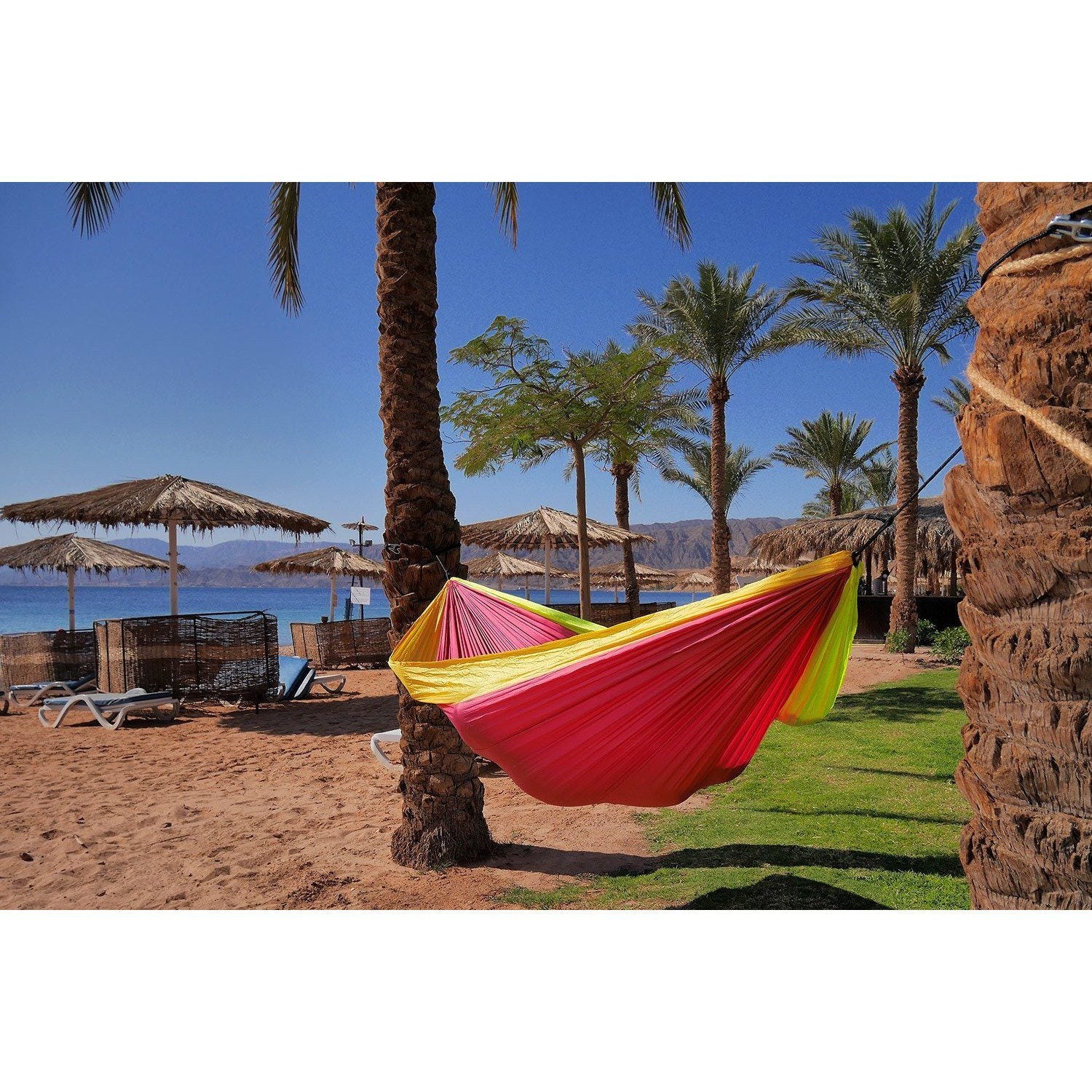 Hamaca Hammock Travock XL Travel Hammock – Rainbow